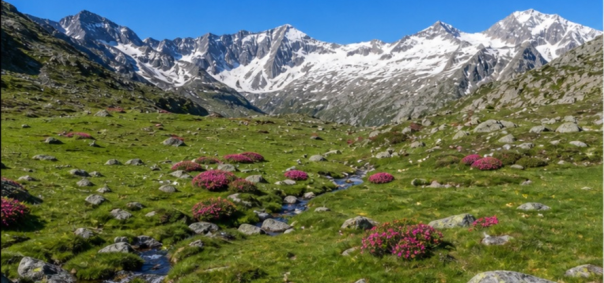 Alpage avec rhododendrons sauvages Pyrenees à Tarbes — photo 1